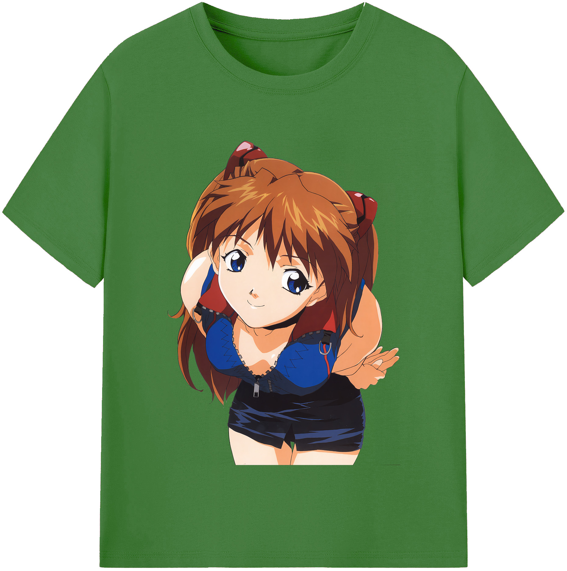 （画像用） EVA 新世紀エヴァンゲリオン レディースカジュアルプリントTシャツ（綿100％）